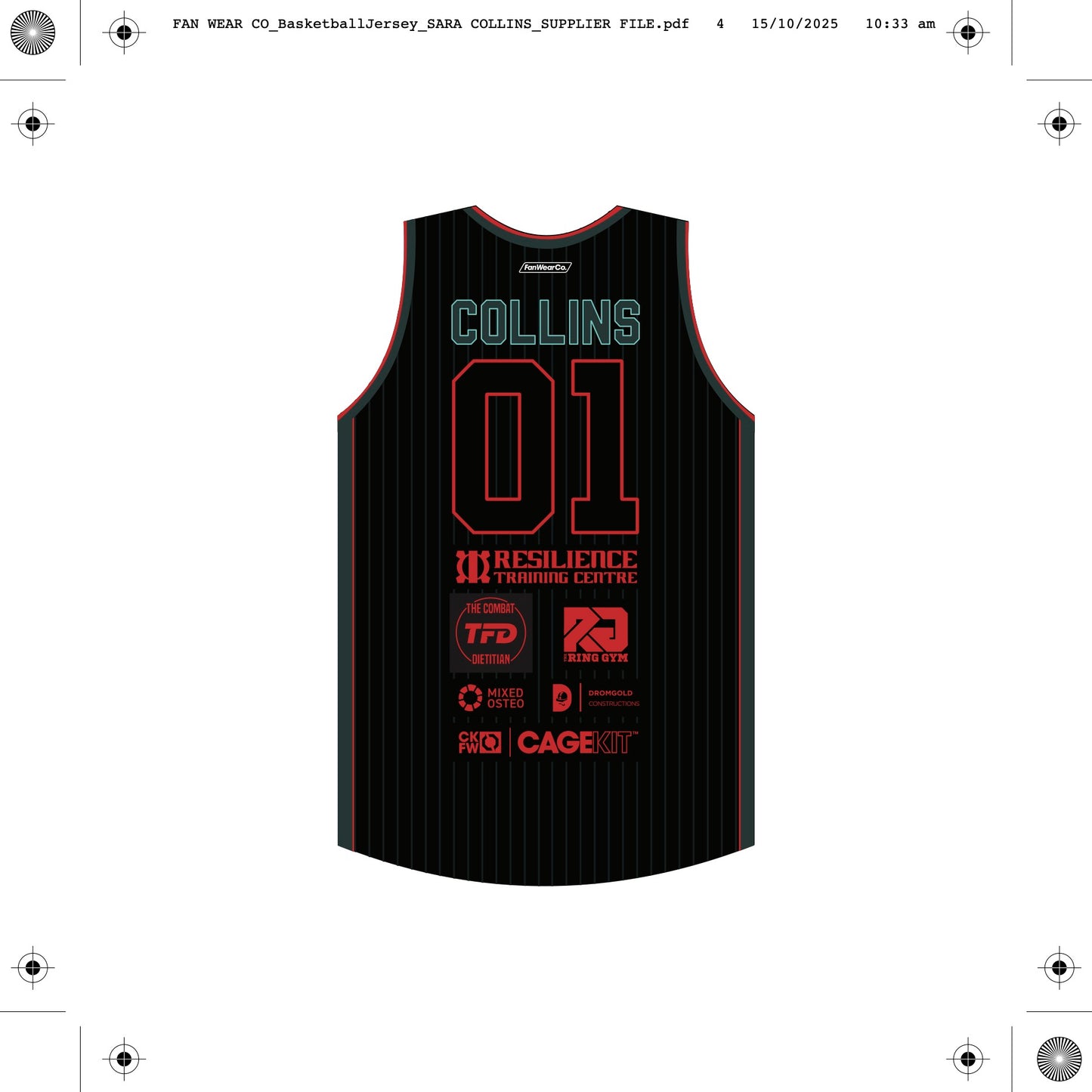 Sara Collins | Limited Edition | NFL & NBL - Style Jersey 2025 | Pre-Order