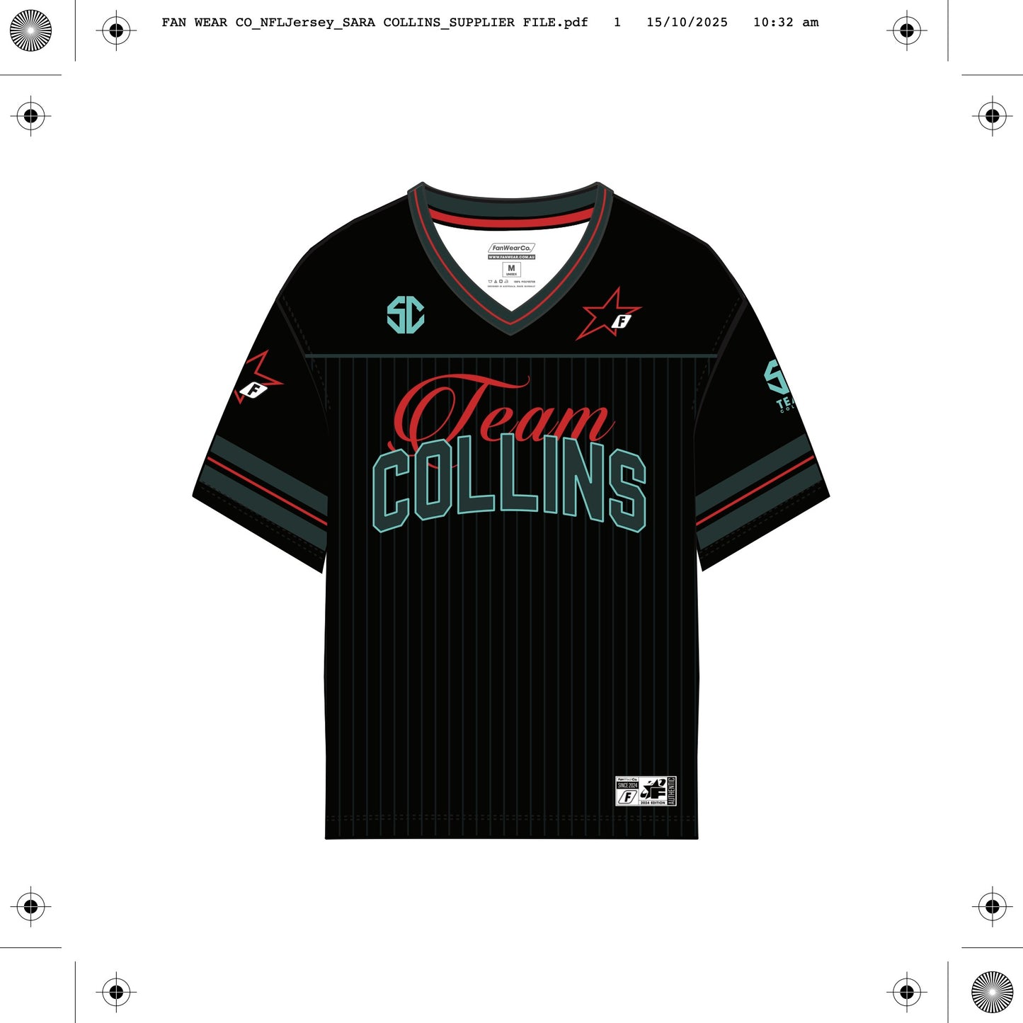 Sara Collins | Limited Edition | NFL & NBL - Style Jersey 2025 | Pre-Order