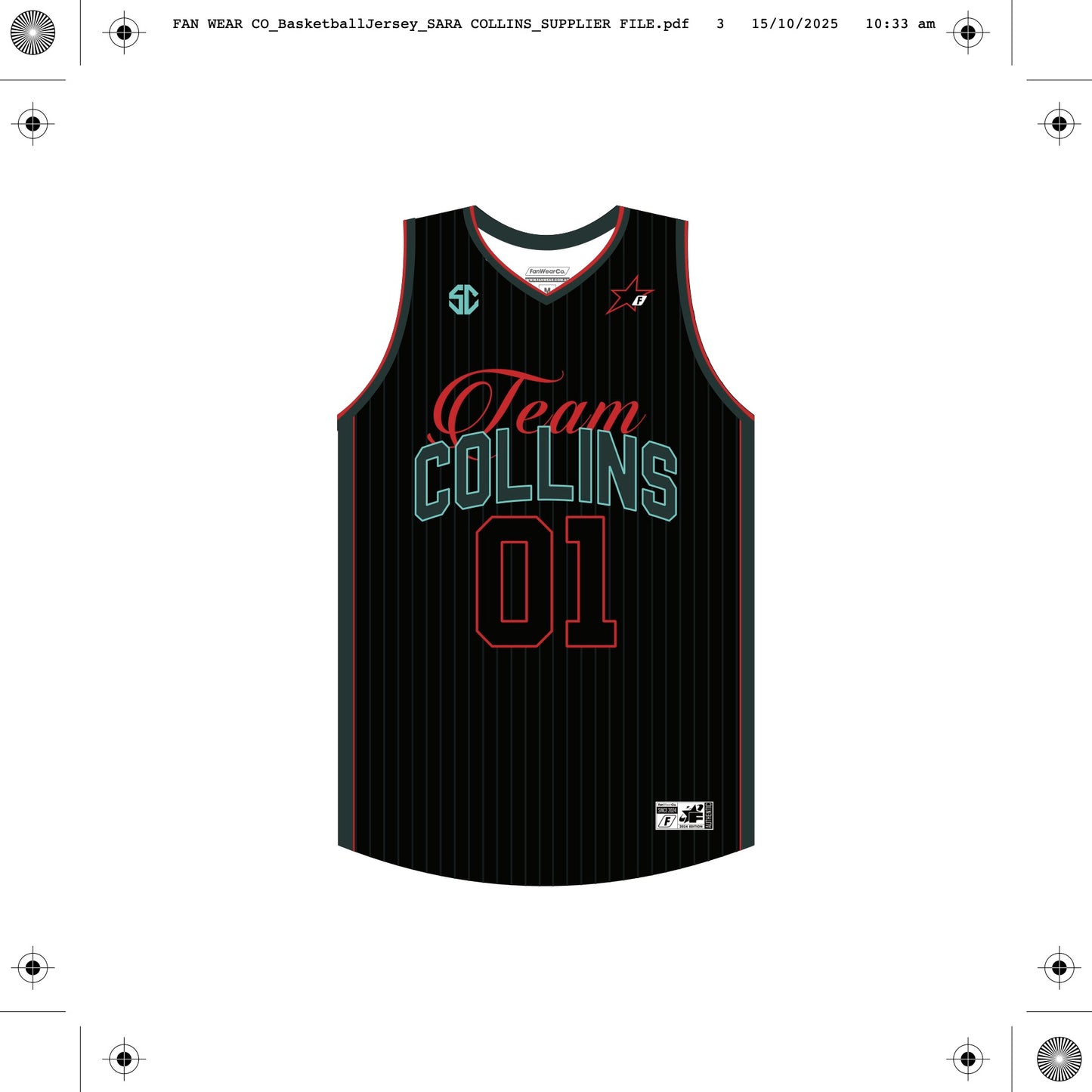 Sara Collins | Limited Edition | NFL & NBL - Style Jersey 2025 | Pre-Order